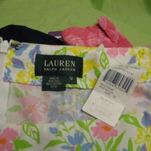 Ralph Lauren flowered skirt NWT